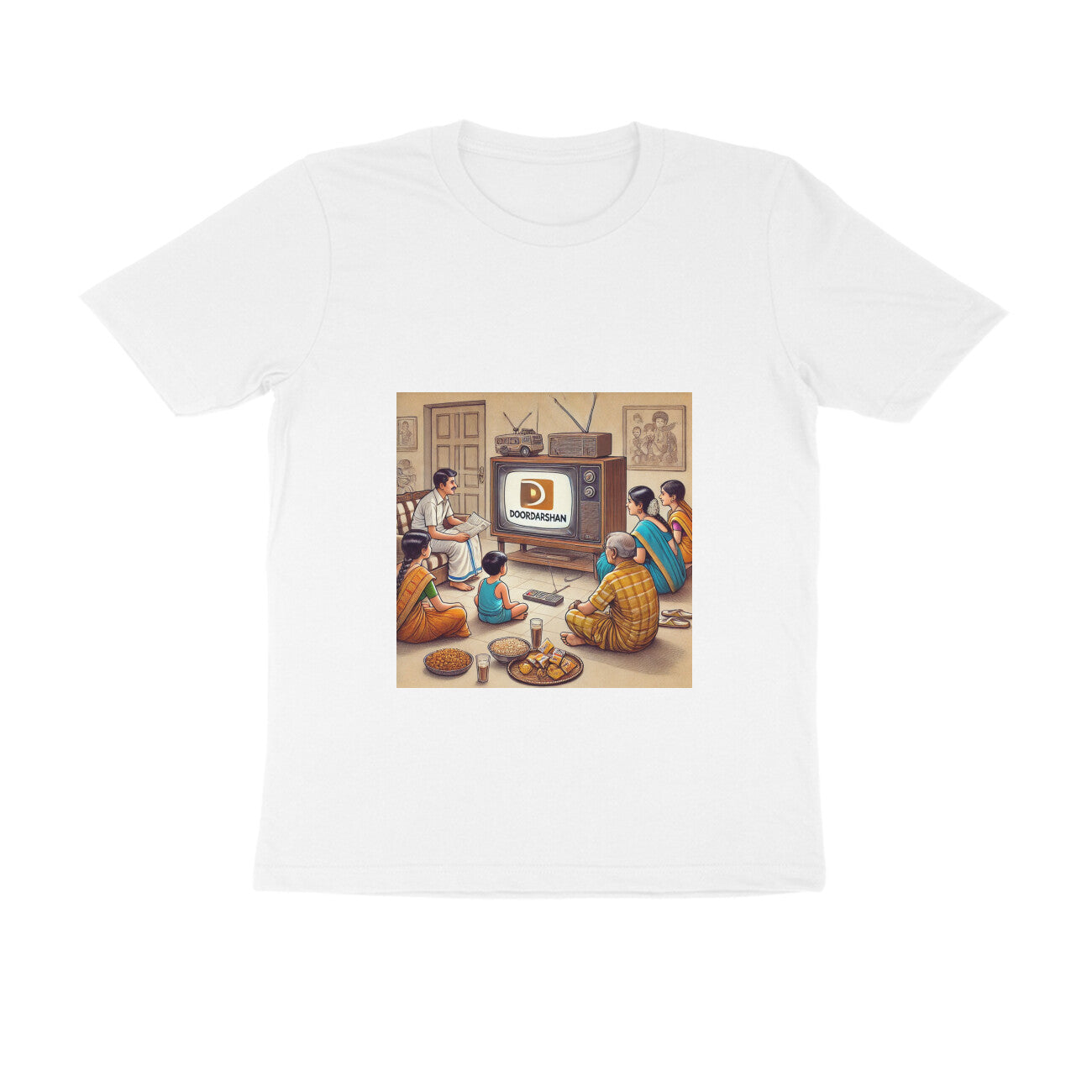 Nostalgic 80s Kids Door Darshan Men's Tshirt