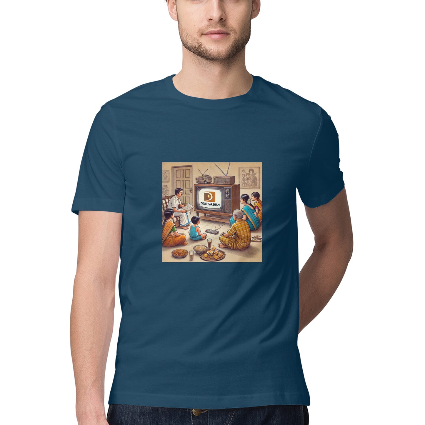 Nostalgic 80s Kids Door Darshan Men's Tshirt