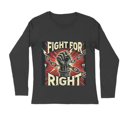 Men Long Sleeves - Fight For Right